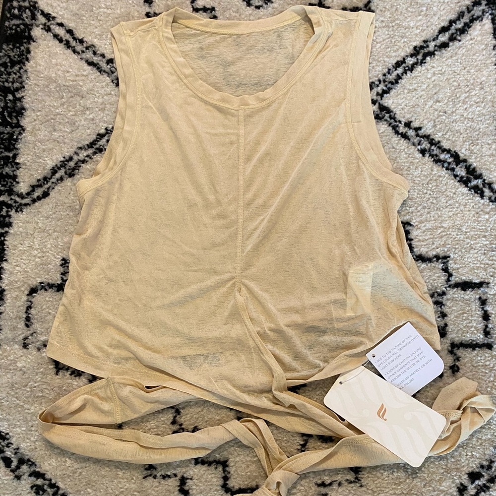 Fabletics, tie up crop top